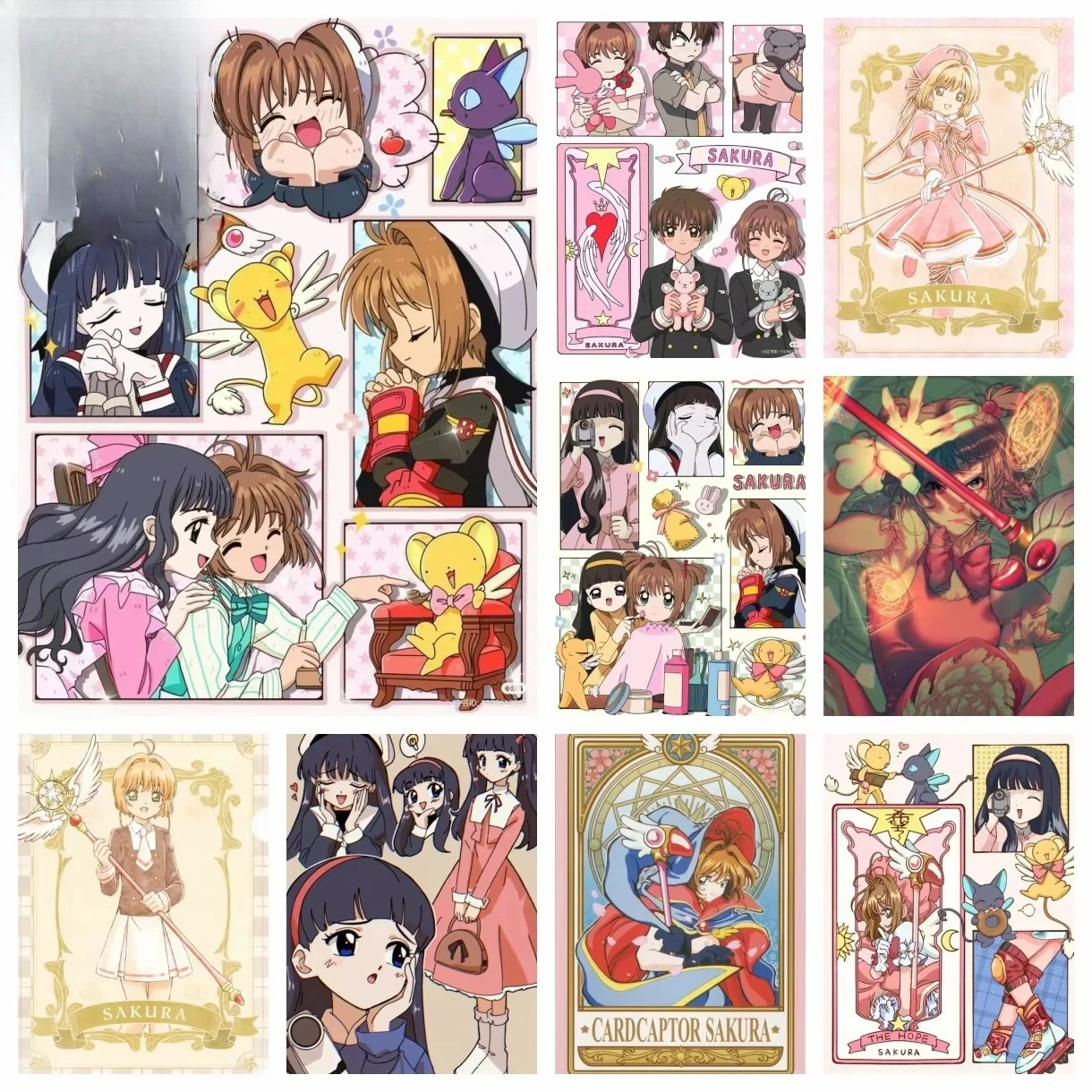 Sakura Card Captor nuevo Kit de pintura de diamante 5D DIY artesanía arte completo redondo/cuadrado taladro Roma decoración regalo para un amigo