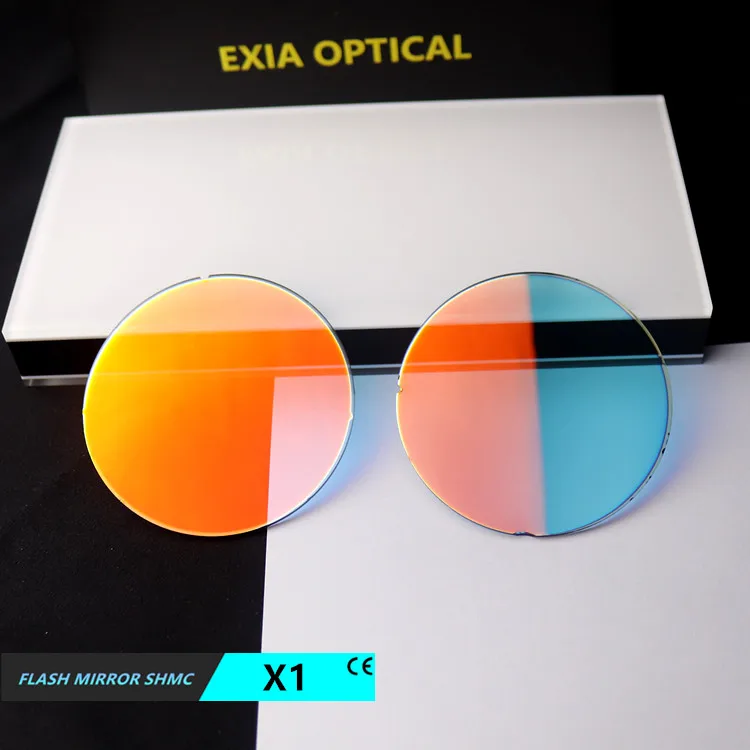 

EXIA X1 плоские линзы фотохромные серые зеркальные красные антибликовые линзы SHMC солнцезащитные очки линзы