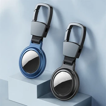 สําหรับ Apple Air Tag กรณีโลหะ Protecto พร้อมพวงกุญแจโลหะแม่เหล็กกันกระแทก Anti Scratch Fall ป้องกัน Shell สําหรับ Airtags