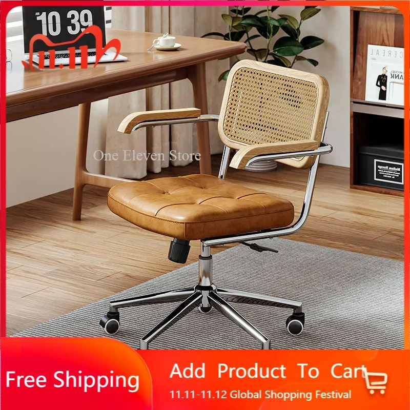 Player Chair Height Adjustable Bedroom Lazy Accent Office Chair Computer Armchair Meeting Anime Gamer Cheap Stool Wheels Muebles