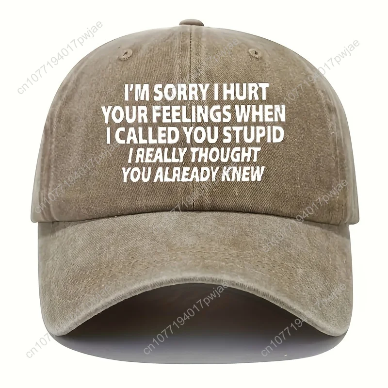 Vintage gewassen noodlijdende letterprint baseballpet verstelbare casual buitensport en wandelen zonnehoed ideale cadeaukeuze