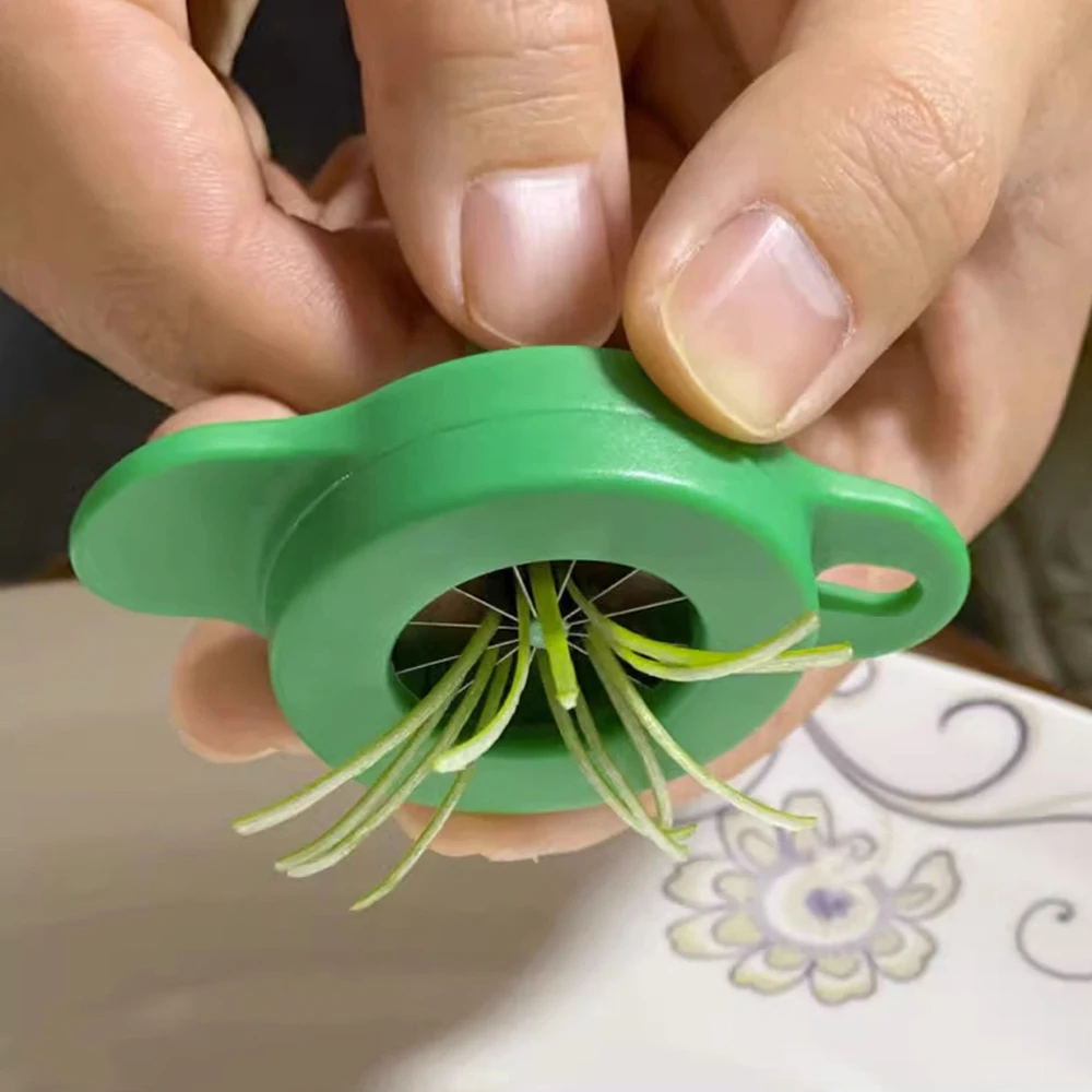 Mini Cutter Onion Flower Cutter Shredded Green Onion Shredder Slicer Graters Manual Vegetable Cutter Mini Kitchen Accessories image 2