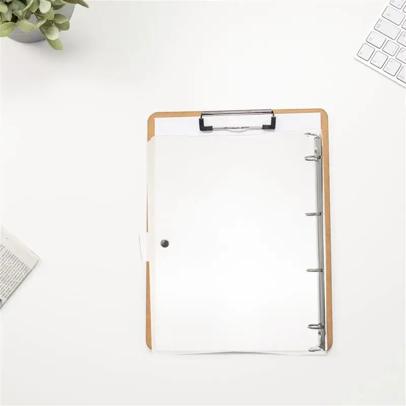 Pasta a4 anel fichários de plástico notebook escudo capa de enchimento blinder material de escritório planejador transparente pvc escola escritório