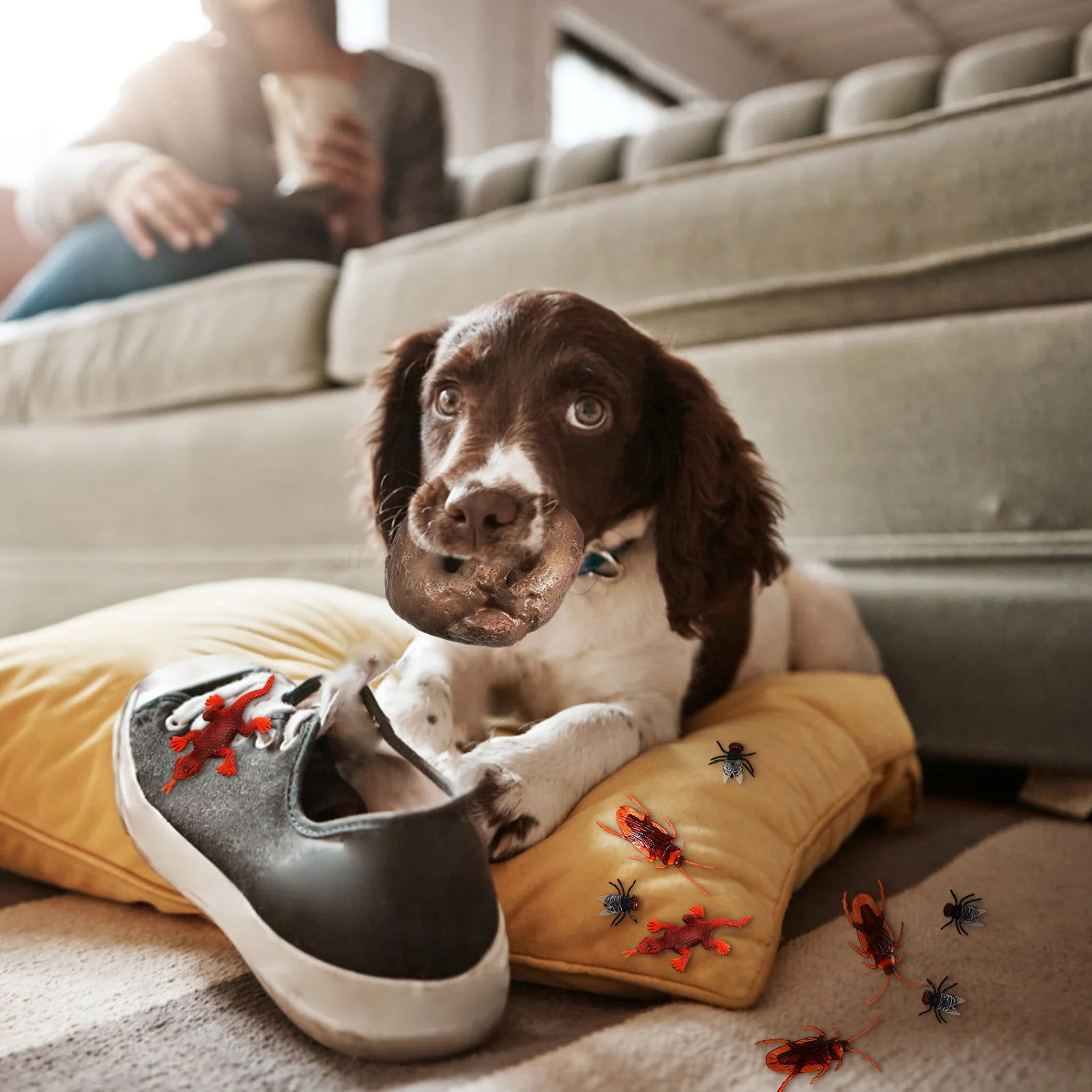 Kak Speelgoed Fake Prank Pranks Halloween Decoratie Binnenbenodigdheden Plastic Rekwisieten Kind
