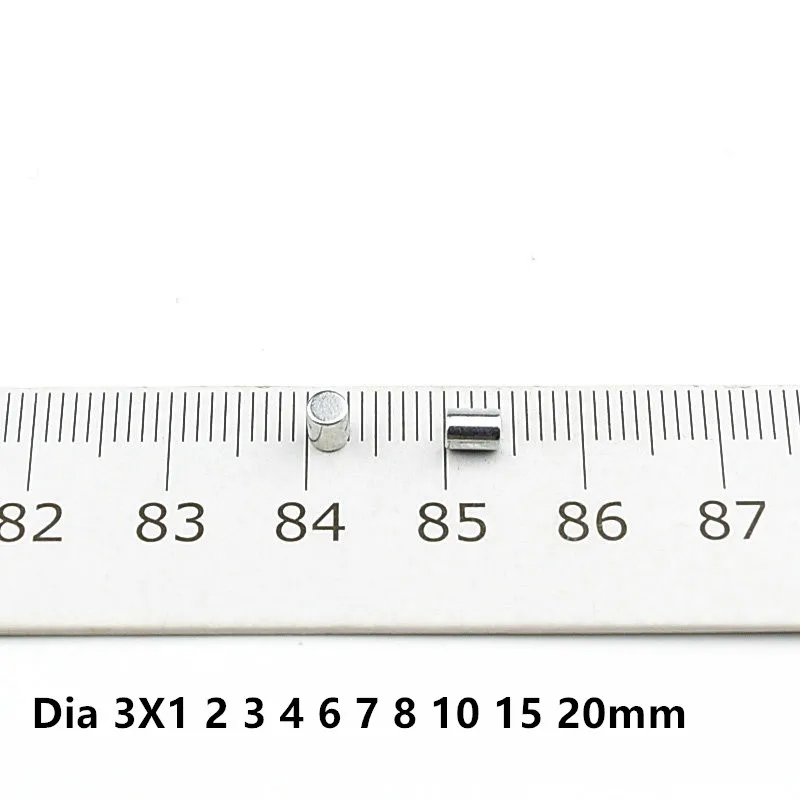 

NdFeB мини маленький магнитный цилиндр N42 диаметр. 3x1 3 4 5 7 8 10 15 мм неодимовый сенсорный магнит Постоянные супер мощные магниты 100 шт.