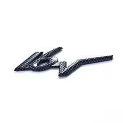 3D Carbon fiber 16V car emblem badge logo decal auto sticker for opel toyota VW renault peugeot Kia audi