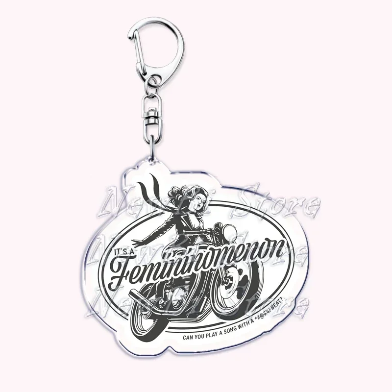 Popular Singer Chappell Roan Pink Pony Club Good Luck Babe Keychains for Accessories Bag Hot To Go Keyrings Jewelry Fans Gifts