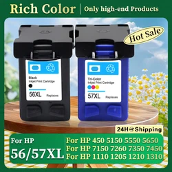 56 57XL Compatible Refillable Ink Cartridge for HP Deskjet 5150 5550 4200 1110 1205 1210 1215 1219 1315 1340 1350 2210 Printer