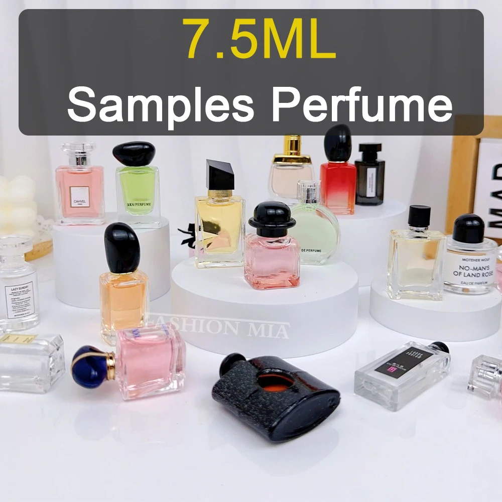

7.5ml High Quality Brand Samples Perfumes Long Lasting Atomizer Sexy Lady Parfumes Natural Body Cologne Men Women's Fragrance