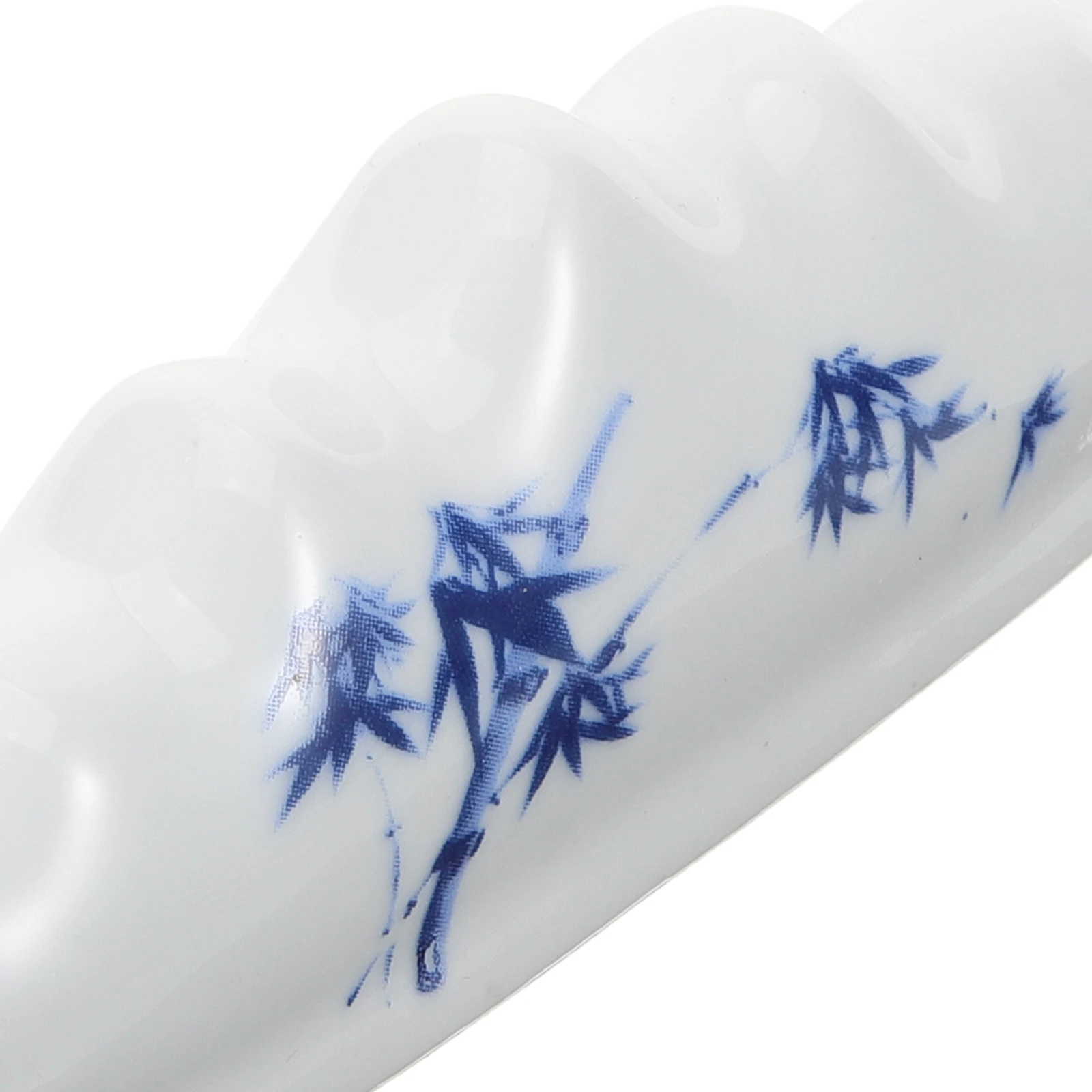 

Ceramic Calligraphy Brush Pen Holder Bamboo Charm Ink Pen Stand for Painting and Writing Chinese Style Study Room Ornament