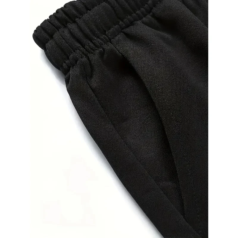 Pantalones de pierna recta para hombre súper guapos hechos de puro algodón para uso casual, adecuados tanto para hombres como para mujeres en otoño e invierno.