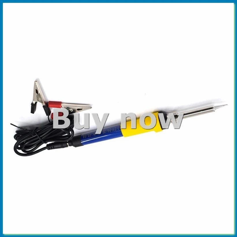 

Портативный паяльник постоянного тока 12 В, низковольтный автомобильный аккумулятор, 60 Вт, сварочные инструменты для ремонта с Cilp-A51M