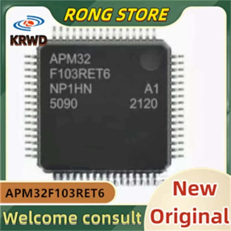 

5PCS APM32 F103RET6 New and Original Chip IC APM32F103RET6 APM32F103 LQFP-64 microcontroller