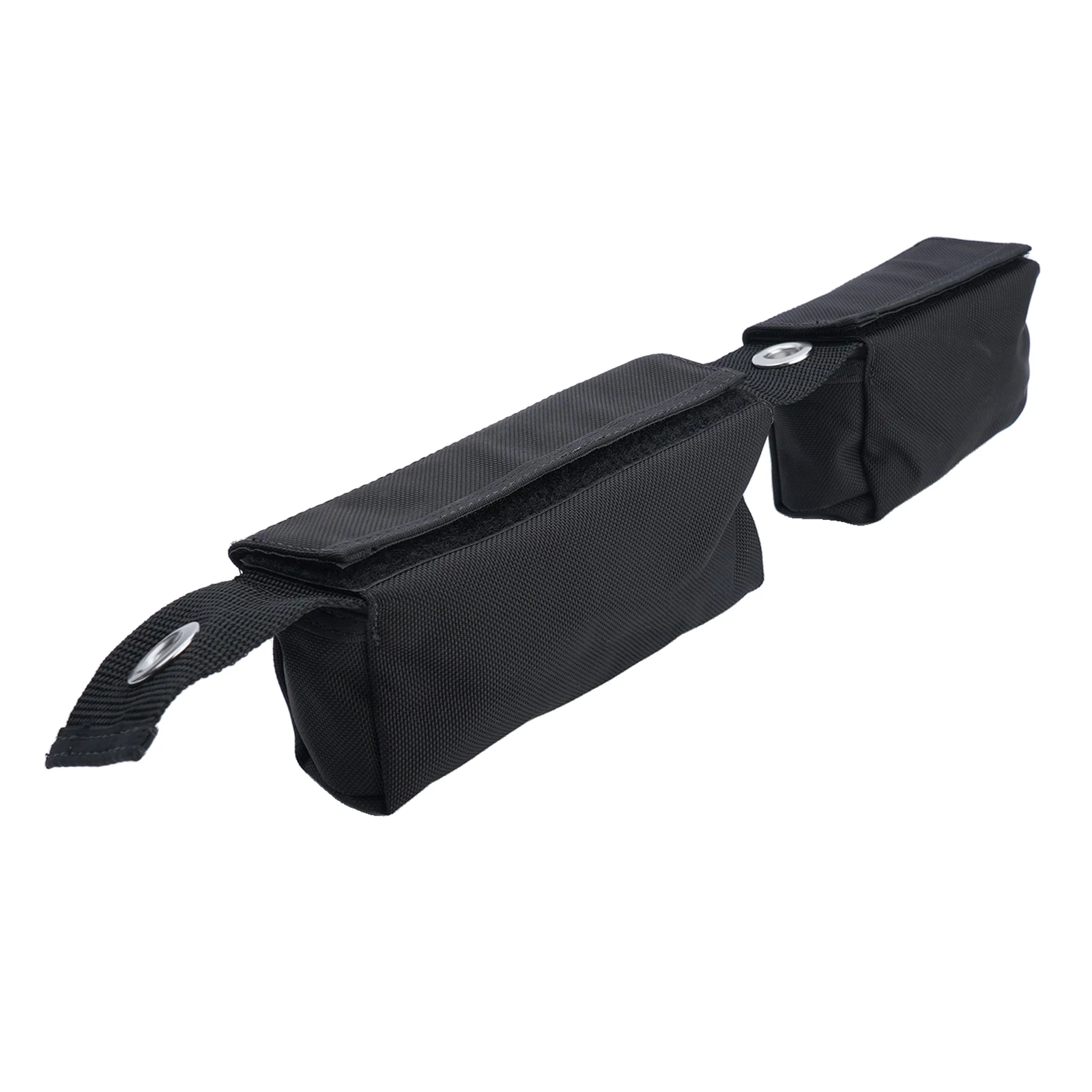 

Hot Sale Newest Reliable Useful Tools Bag Outer 13*6cm 1680D Nylon 17*6cm 5*7cm Adjustable Black Dive Double Tank