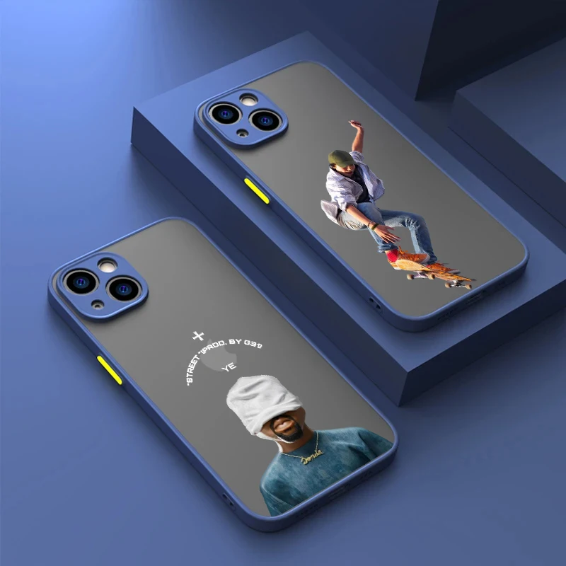 New Trendy Shockproof Case For iPhone 13 12 11 Pro Max XR XS X 7 8 14 Plus SE 20 Mini Luxury Silicone Bumper Clear Hard PC Cover image 2