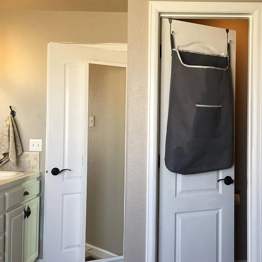 

Dirty Clothes Gray Premium Cloth Simple Laundry Storage Bag For Home Bathroom Sundry Organizer Clothing Storage Bag