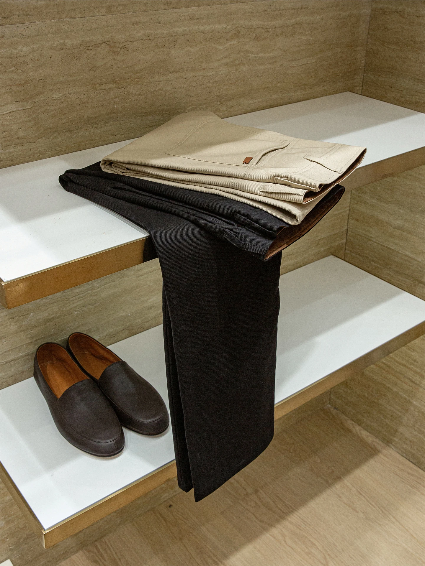 

6500 TOD Edition Men's Cotton Blend Pleated Long Pants Autumn Faion Casual Five ket Design Straight Leg Trousers