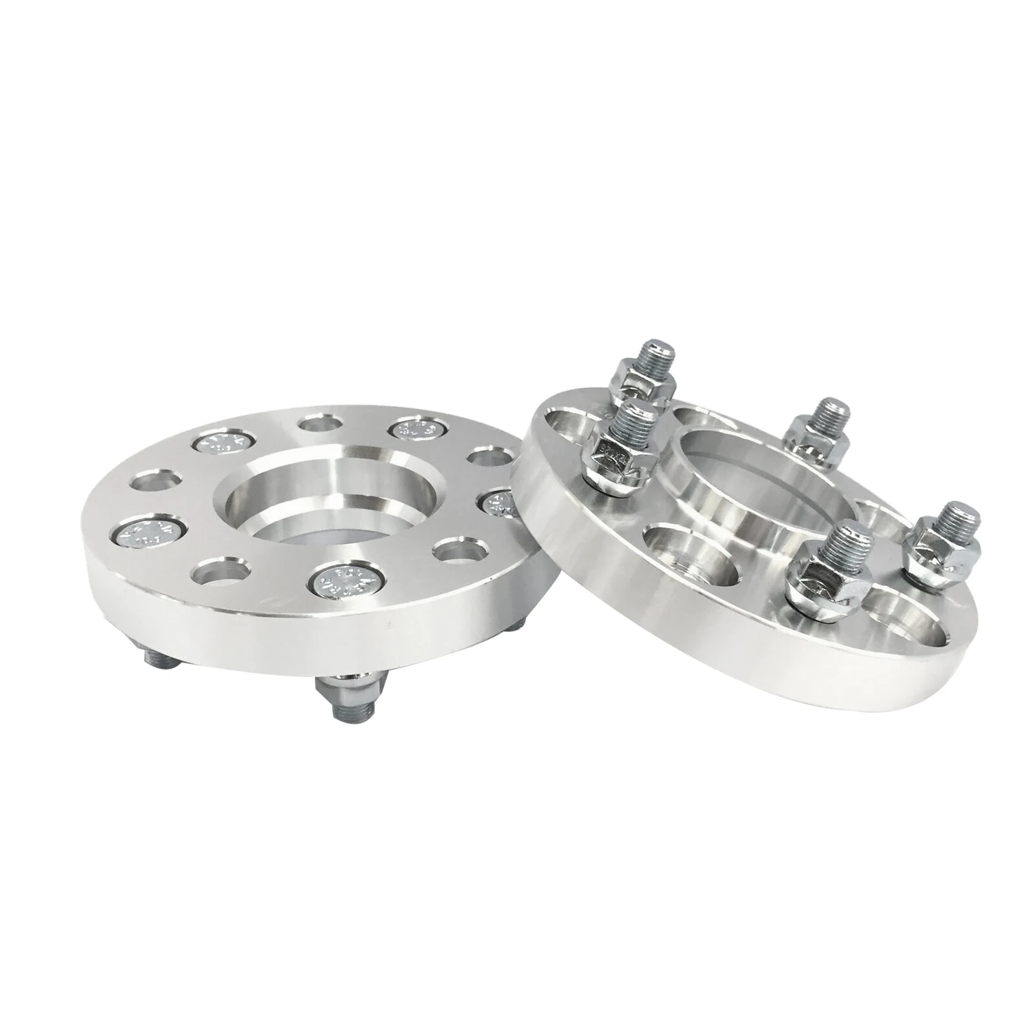 

2Pcs Car Wheel Spacers Adapters Gasket Hub Centric Wheel Adapters 5X114.3 64.1 Mm CB 15Mm Thick