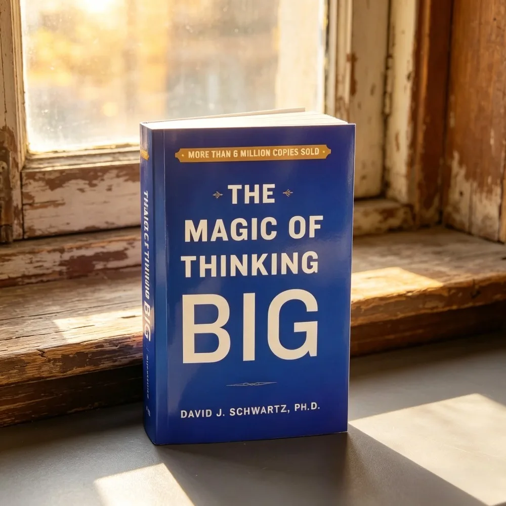 La magia del pensamiento grande de David J. Schwartz, libro de éxito en inglés, libro de autoayuda para el crecimiento personal y el éxito, envío gratis