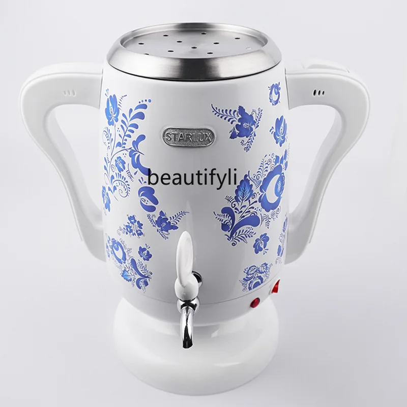 Household multifunctional double-layer stainless steel Russian kettle 3.5 + 0.6L Turkish child and mother pot European standard