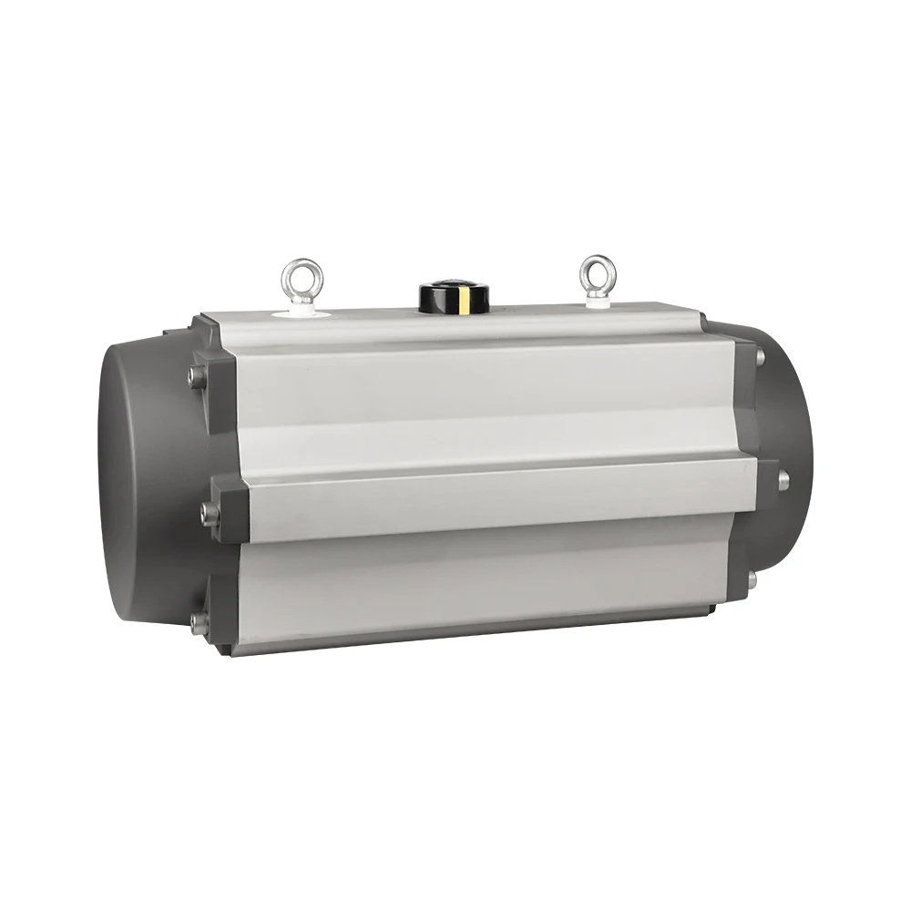 

Aluminum Alloy Double Acting Pneumatic Actuator Corrosion-resistant Pneumatic Valve Driving Device AT350