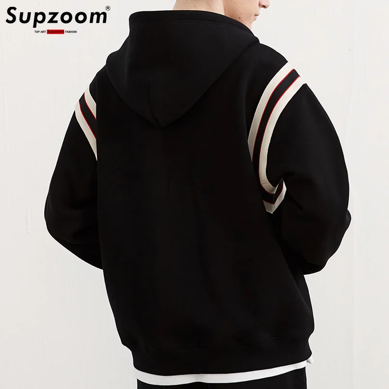 

Arrival 2023 New Top Fashion Personality Spring Casual Cardigan Hooded Pure Cotton Wear Full Zipper Hoodies Striped