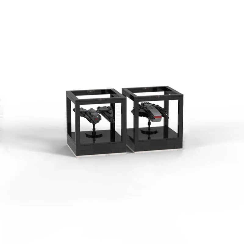 

358 шт. Moc Star Battle Micro T.I.E Fighters настольный куб 3D модель плаката строительные блоки кирпичи Diy креативная игрушка подарок ребенку