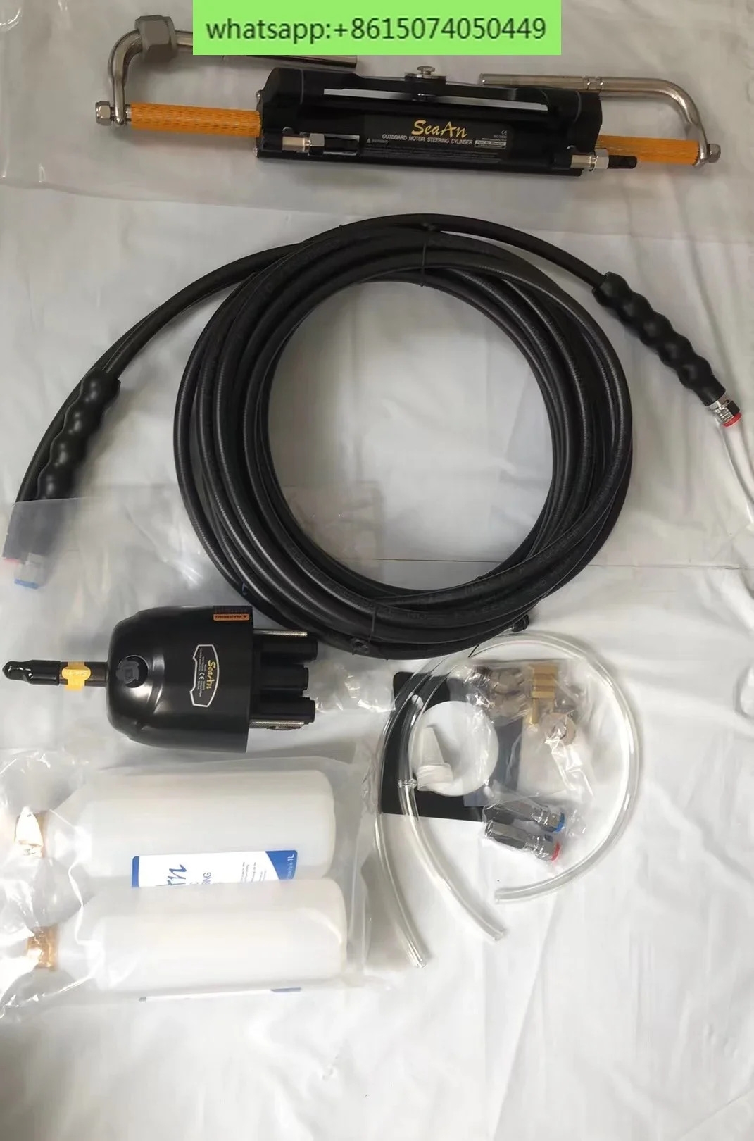 

Universal outboard directional hydraulic steering, outboard hydraulic directional steering, universal on-hookhydraulic steering