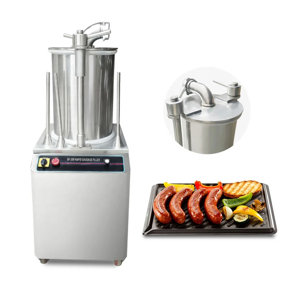 

Electric Sausage Filling Machine 35L SF-350 Hydraulic Sausage Stuffer Vertical Sausage Filling Machine