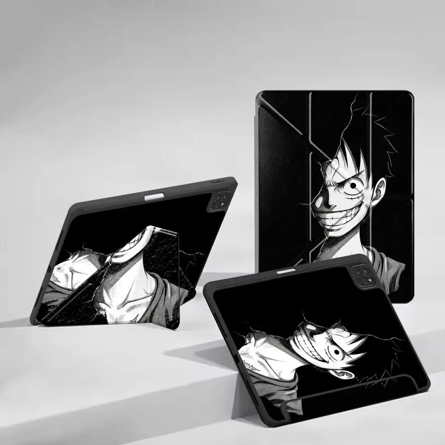

One Pieces Luffys 4 Holder Cover Tablet Case For iPad Air 4 5 M3 M2 M4 11inch Pro 11 10 9 8 7 th 12.9inch Mini 6 7 Pro 2025