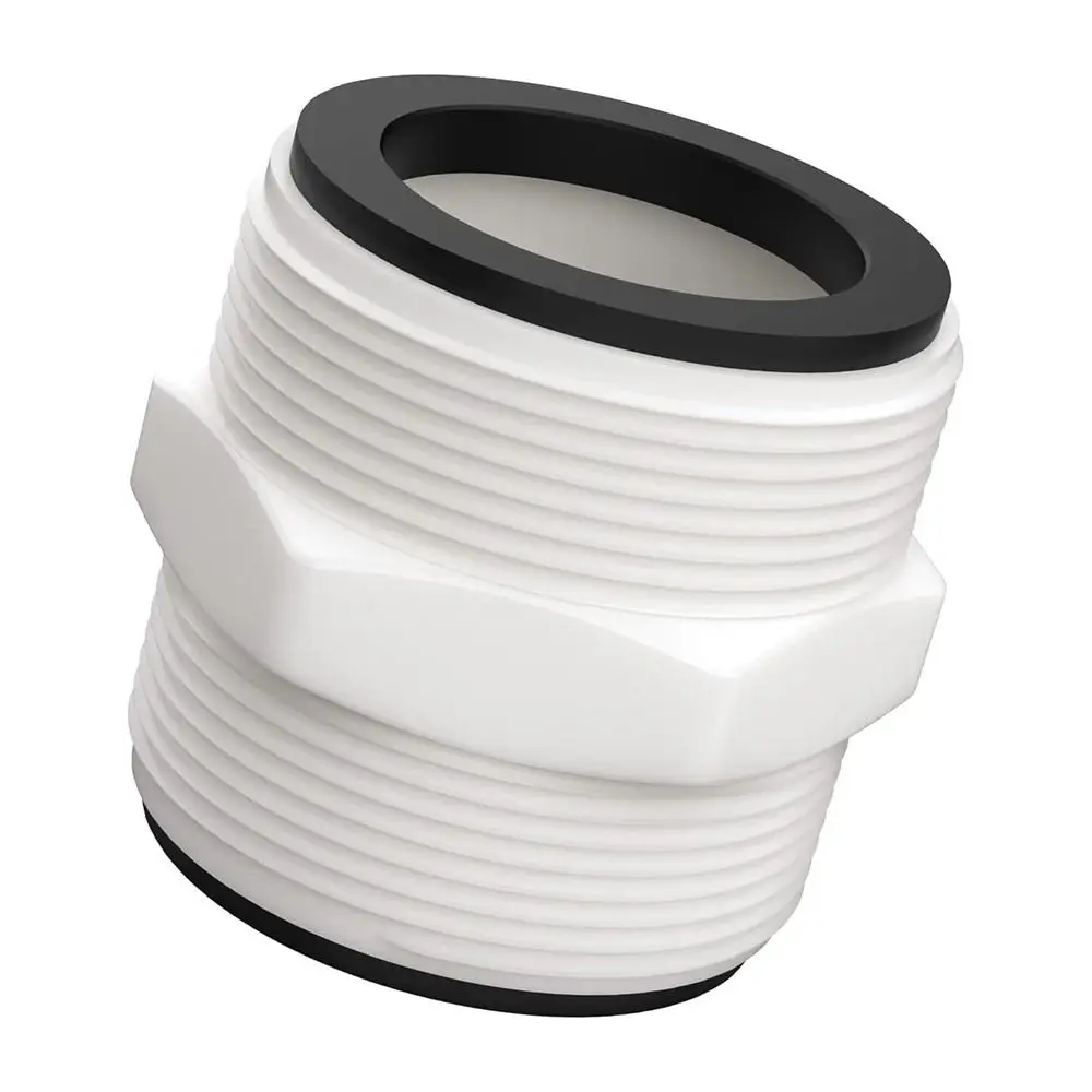 New PVC Pool Hose Connector Adapter 1.5-Inch White Dual Outlet Control Above Ground Pool Hose Extender For Colemans