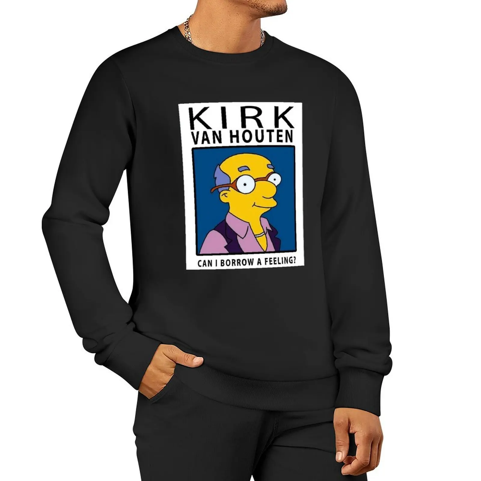 Kirk Van Houten Pullover Hoodie men wear men's coat clothes for men mens clothing hooded sweatshirt