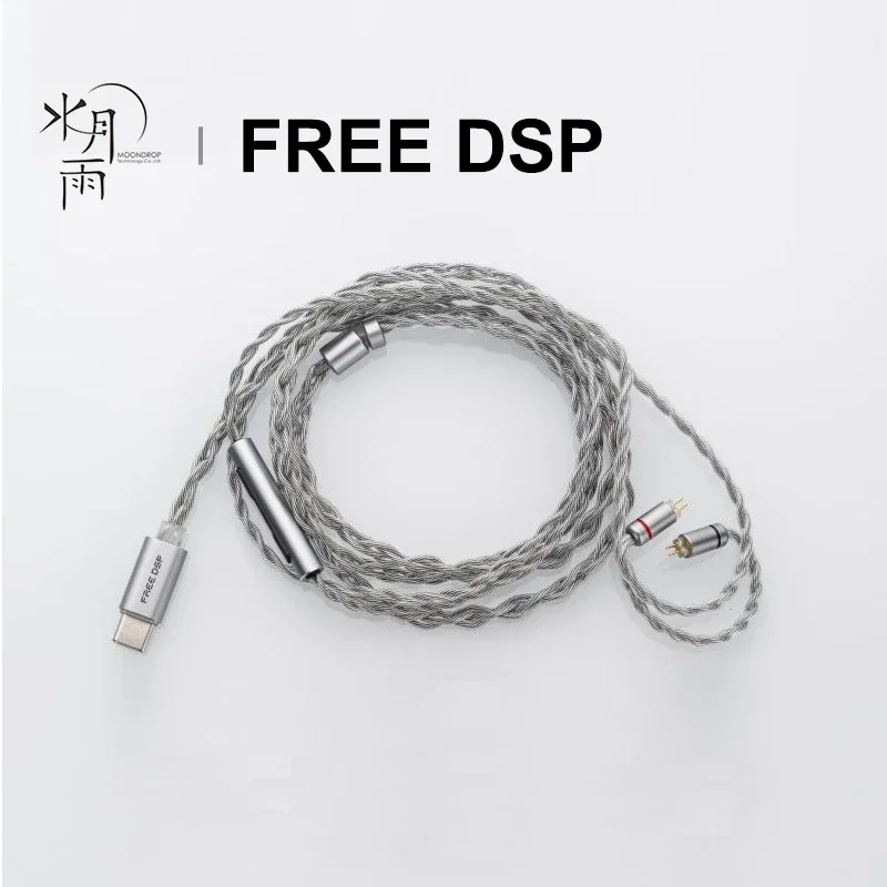 Moondrop FREE DSP USB-C Upgrade Earphone Cable TYPE-C Plug with MIC for Android wired