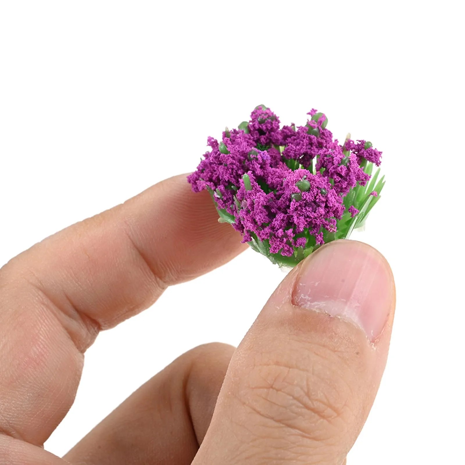 

32 шт. красочные цветочные кластеры и 15 шт. смешанные деревья для миниатюрного сказочного сада, поезда, пейзажа, военного макета и диорамы