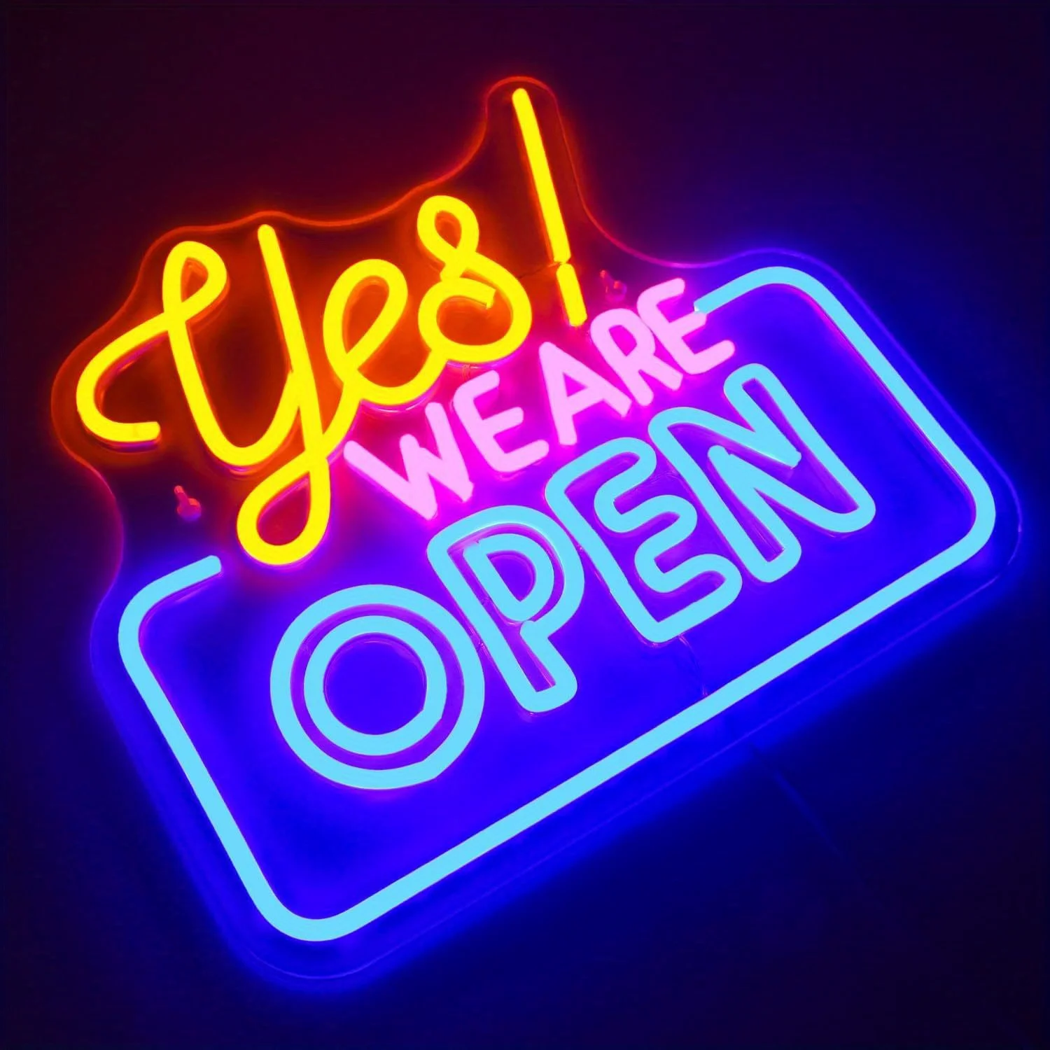 Neon Open Sign - Bright LED Light, USB Powered,Wall Hanging,Perfect for Bedroom, Bar, Shop, Coffee, Salon,Hotel,Store Displays