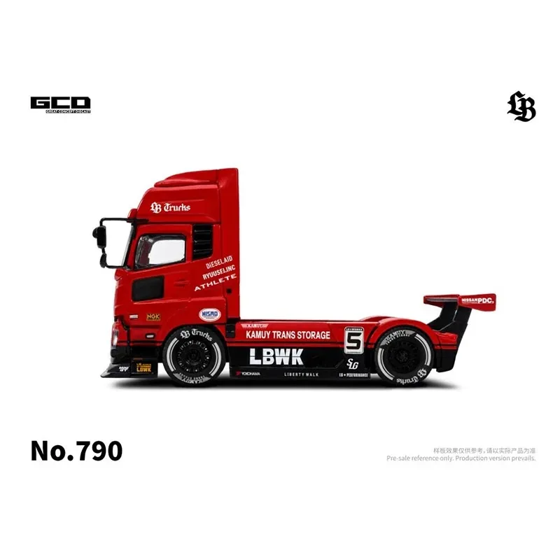GCD 1:64 Scale LBWK Tow Truck Alloy Car Model Collection Display Toy Gifts Souvenirs - view 5