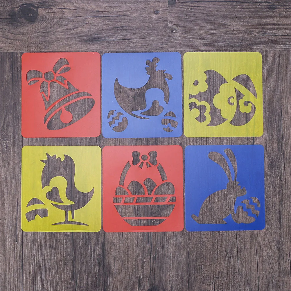 12 قطعة من قوالب استنسل عيد الميلاد DIY ملحقات الرسم تصاميم فريدة من نوعها لقوالب رسم عيد الميلاد للزينة الاحتفالية #4