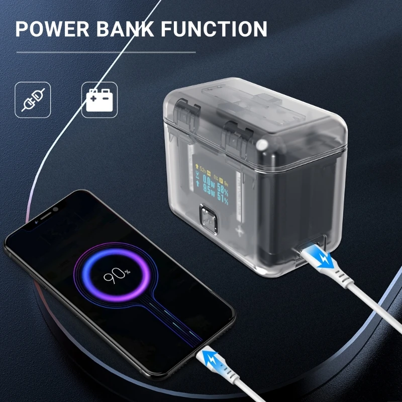 Intelligent Charging Solution Two Way Charging Manager Intelligent Charging Box USB Charging Box Quick for Camera