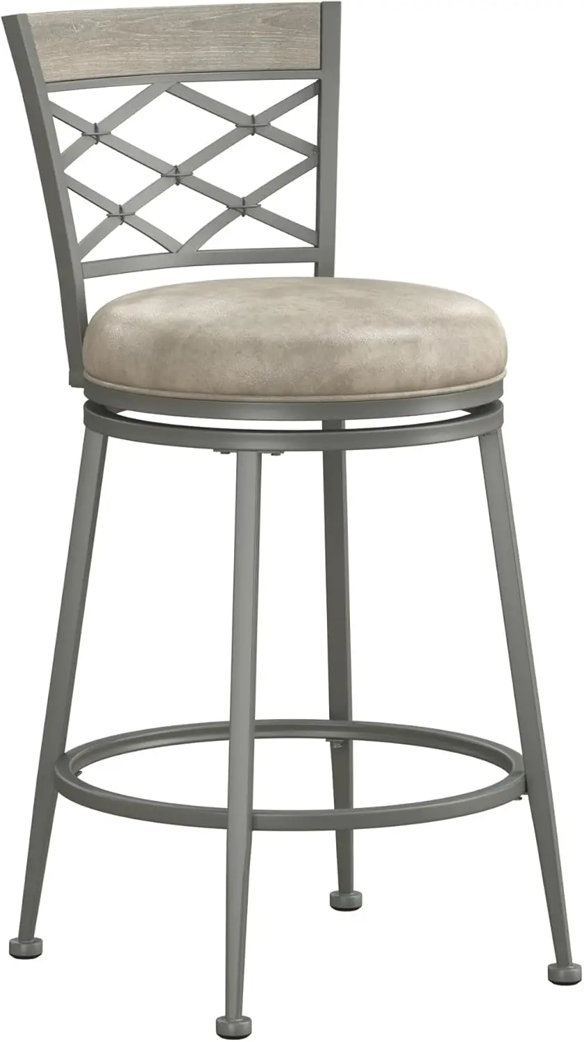 

, Hutchinson Swivel Counter Height Stool, Pewter
