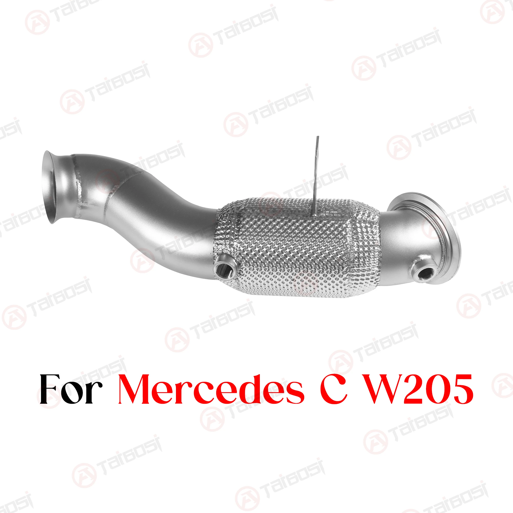 Taibosi для Mercedes Benz C180 C200 C250 C300 W205 M274 1,5 T 1,6 T 2,0 T автомобильная выхлопная труба без катышков 200 ячеек тюнинг водосточной трубы