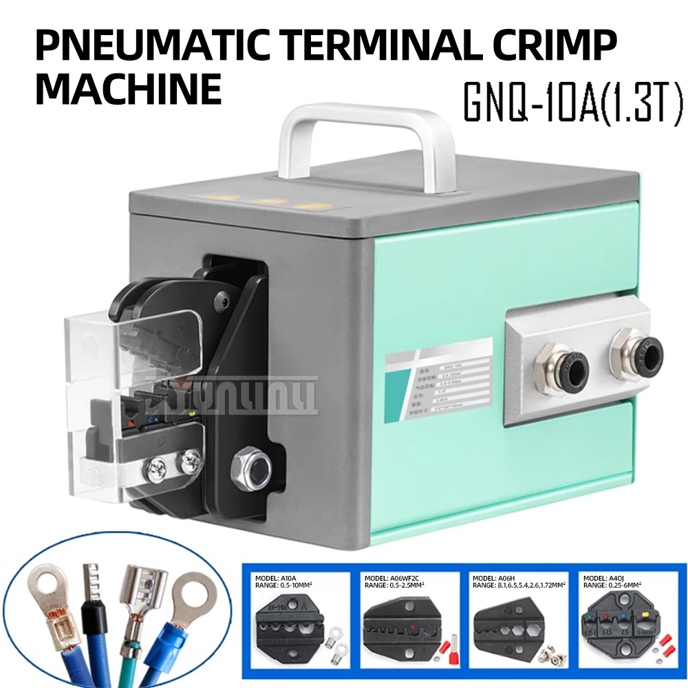 

Pneumatic Terminal crimping tools Cold terminal crimping machine crimping pliers wire Electric terminal block GNQ-10A