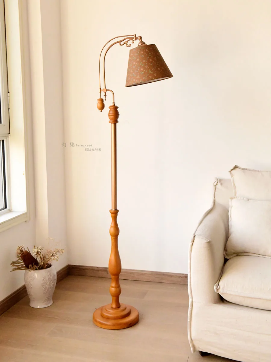 Floor Lamp Nordic Country Fresh American Retro Artistic Fresh Floor Lamp