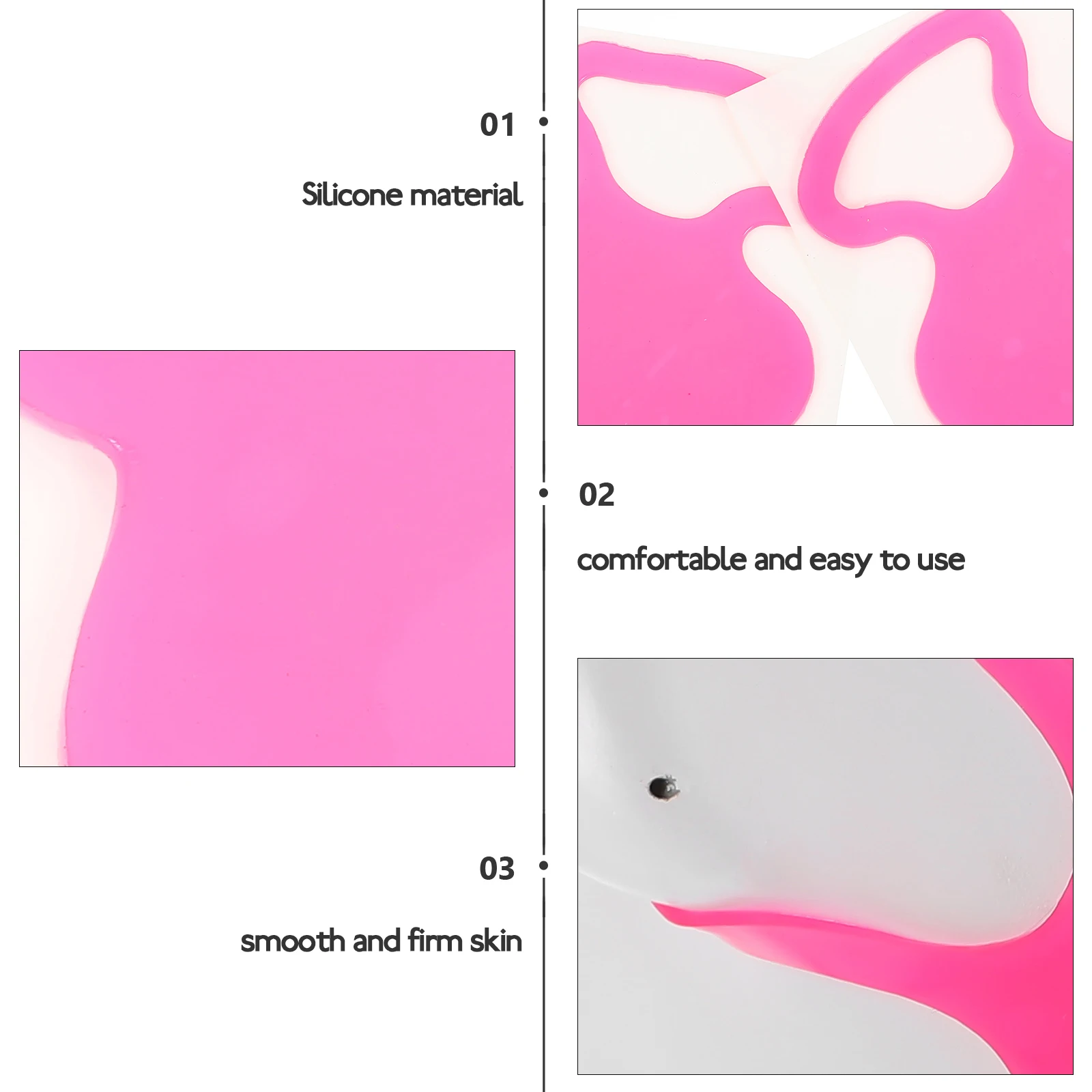 

2 Pcs Nasolabial Facial Care Stickers Folds Premium Silicone Comfortable Nasolabial Folds Stickers Facial Care Tools Gifts