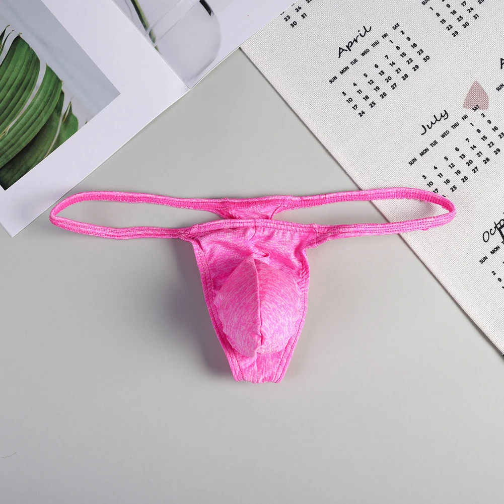 For Daily Use Low Waist G-String Beach Wear Party Outfit Light Pink Brand New Men Thongs Collection 20 Spandex Blend