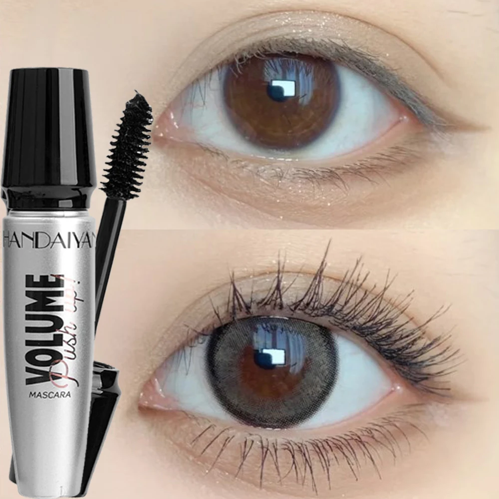 Mascara volume 5D pour extension de cils, cils noirs allongés, brosse à cils, maquillage de beauté, mascara longue tenue, cosmétiques coréens