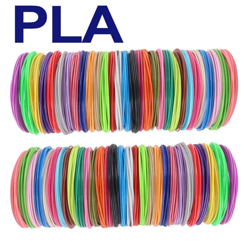 3D Pen Printing Supplies, Diameter 1.75mm PLA Filament for Children's 3D Pen, 20/30 Colors, 90M 150M 200M, Colorless, Odorless