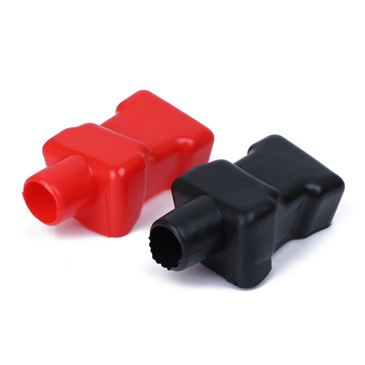 Couvercle de Borne Positif Négatif de Batterie de Voiture, Accessoires de Bateau, Protecteur Isolant, Anti-Poussière, Capuchon Universel 24.com