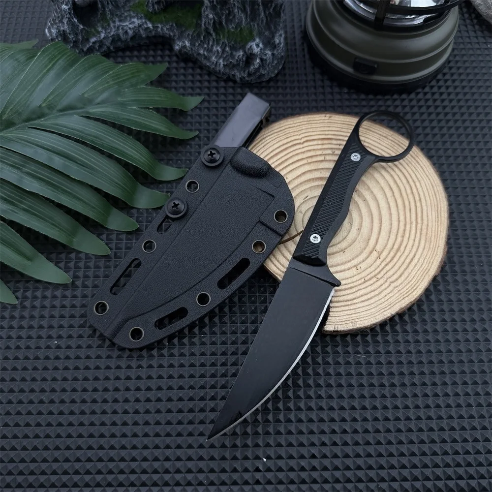 

High-Quality Hiking Trekking Fixed-Blade Knife with Sheath Outdoor Camping Fishing Knife 8Cr13Mov Blade Perfect Everyday Use