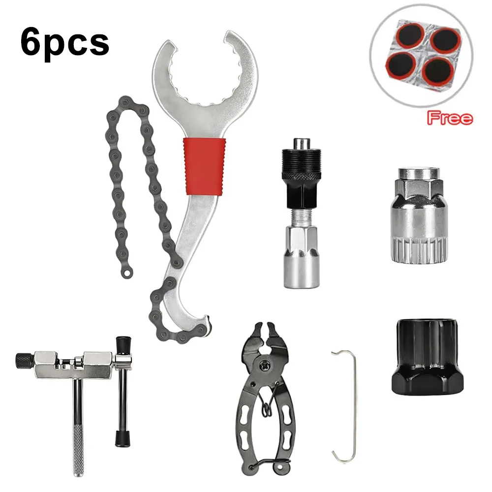 Bike Tool Kit Professioneel fietsreparatiegereedschap met cassetteverwijderaar Moersleutel Kettingbreker Fietsen MTB Racefiets Onderhoudstool