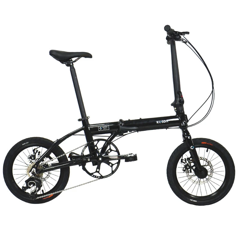 Folding bike KOSDA High quality wholesale 16 inch 8 speed customized cheap adult mountain  folding bicycle